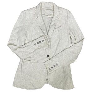 Grey State City Blazer Cream Heather Women size 4